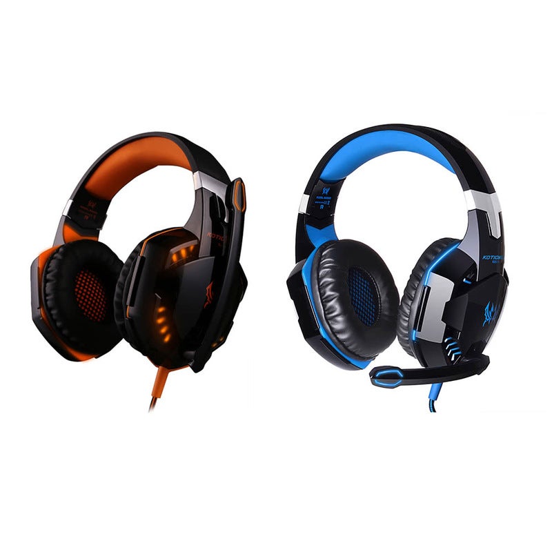 Each G2000 Over Ear Gaming Headset With Mic Orange