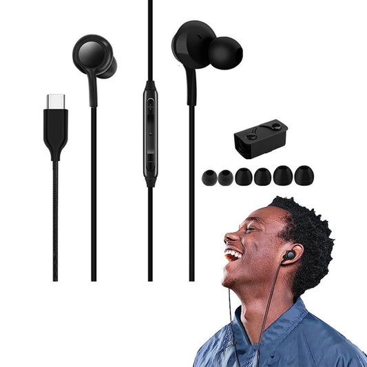 Earbuds Headphones In-Ear Wired With Remote And Mic For Samsung