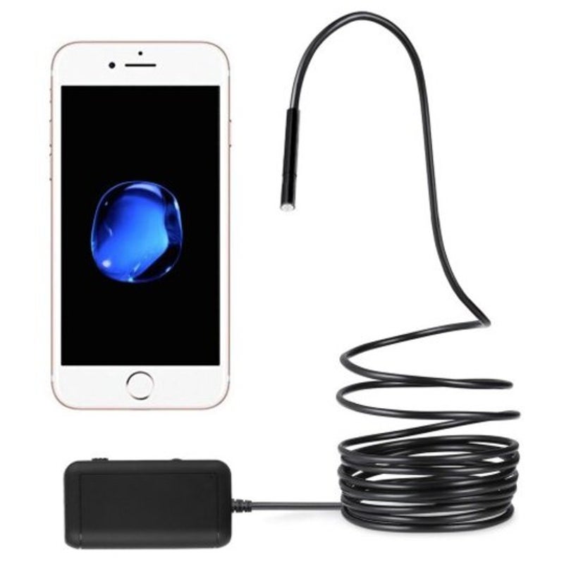Eazmaker F220 Wireless Wifi Endoscope 5.0Mp Hd Borescope Inspection Snake Camera With 5.5Mm Diameter Measurement Range B