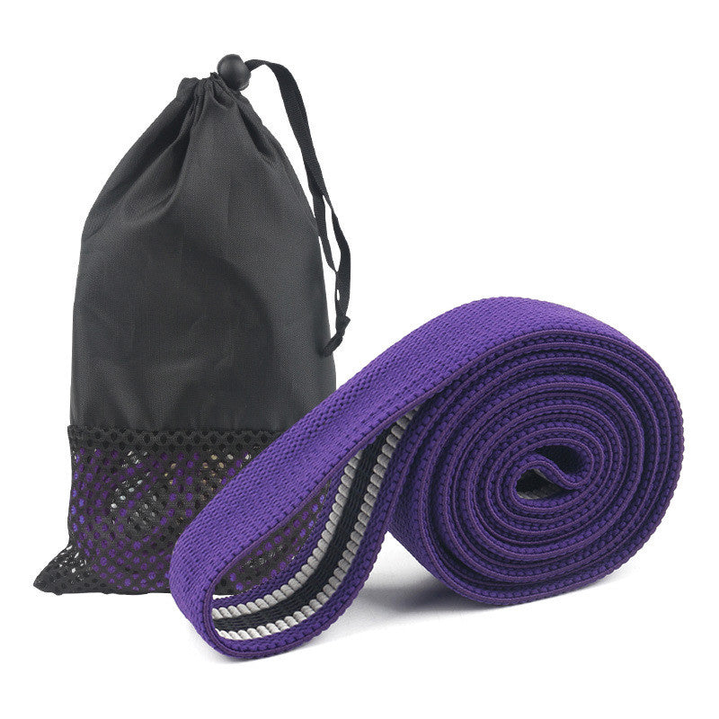 Fitness Long Resistance Bands Fabric Set Exercise Workout Elastic For Pull