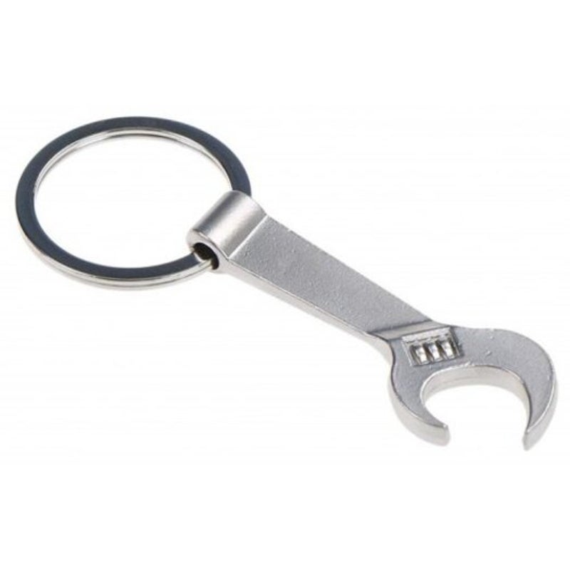 Eco Friendly Silver Metal Wrench Spanner Beer Bottle Opener Key