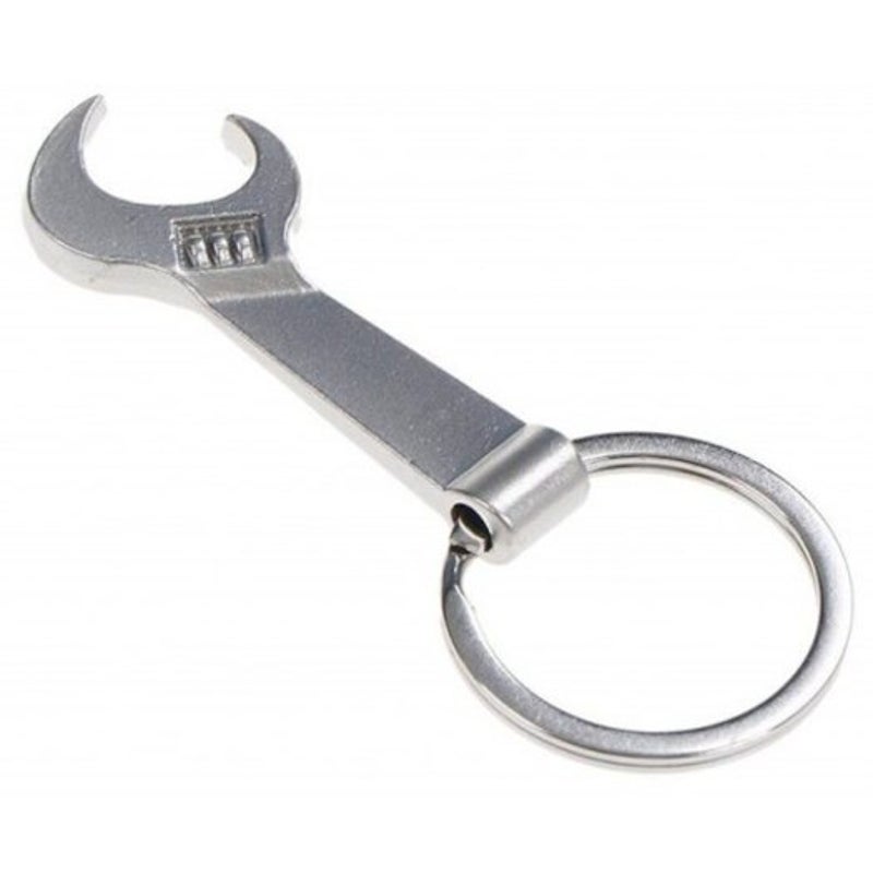 Eco Friendly Silver Metal Wrench Spanner Beer Bottle Opener Key