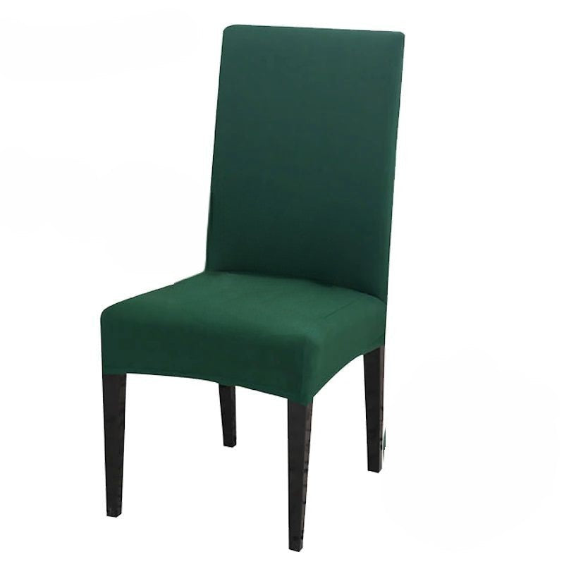 Chair Cover Green Anti Dirt Waterproof Elastic Material For Dining Room Kitchen