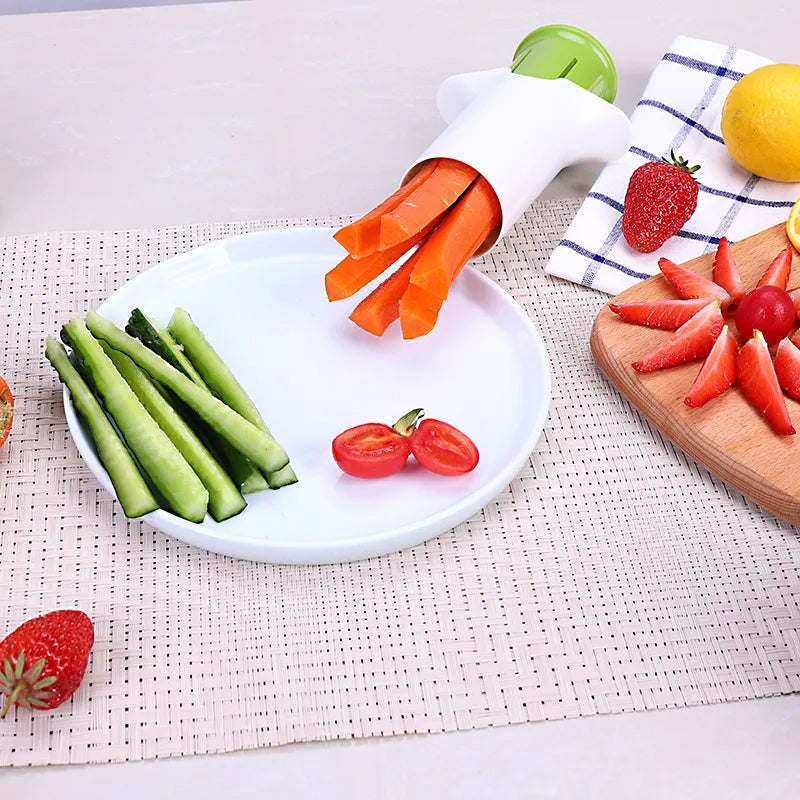 Creative Vegetable Cutters Fruit Kitchen Cucumber Carrot Divider Strawberry