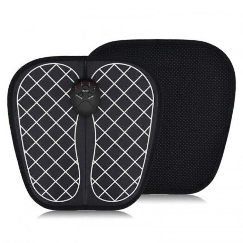 Electric Foot Massager Pad Feet Muscle Stimulator Mat Improve Blood Circulation Alleviate Pain Care Black