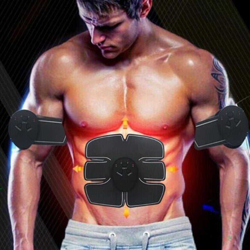 Ems Abdominal Muscle Stimulator Fitness Gym Electric Hip Trainer Exerciser Massager