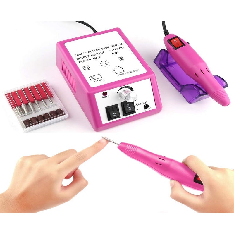 Electric Nail Drill Professional Manicure Machine Buffer For Acrylic Nails Portable Polisher File