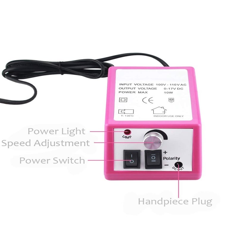 Electric Nail Drill Professional Manicure Machine Buffer For Acrylic Nails Portable Polisher File