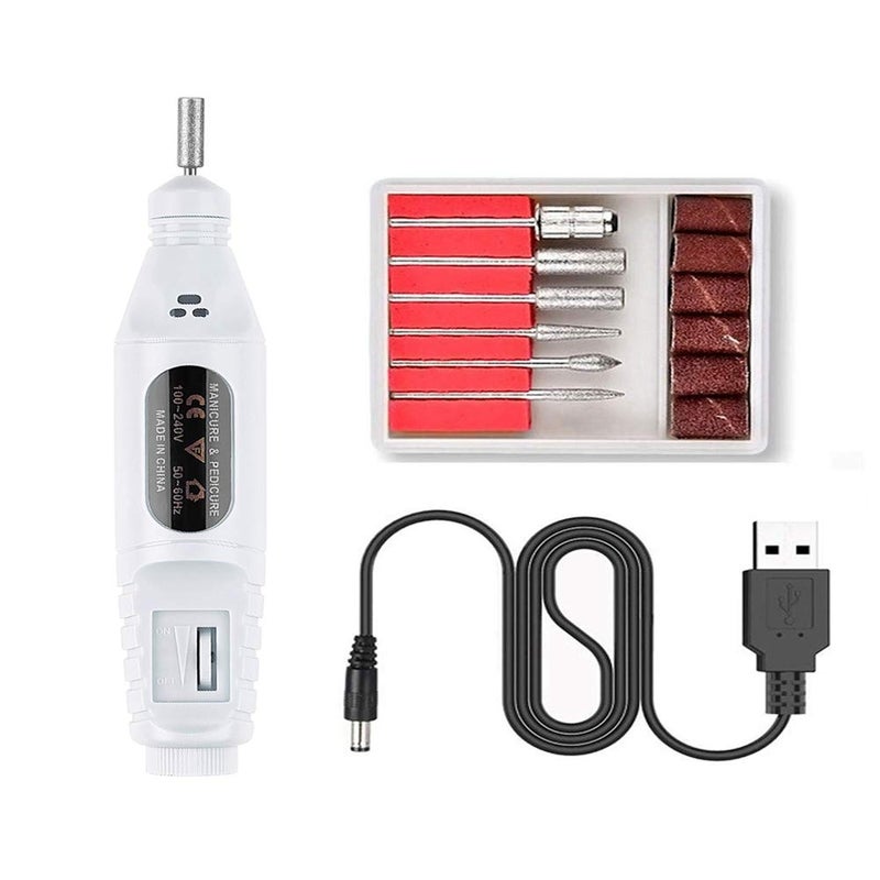 Electric Nail Files Professional Nails Drill Kit For Acrylic Gel Portable Speed Manicure Pedicure Polishi
