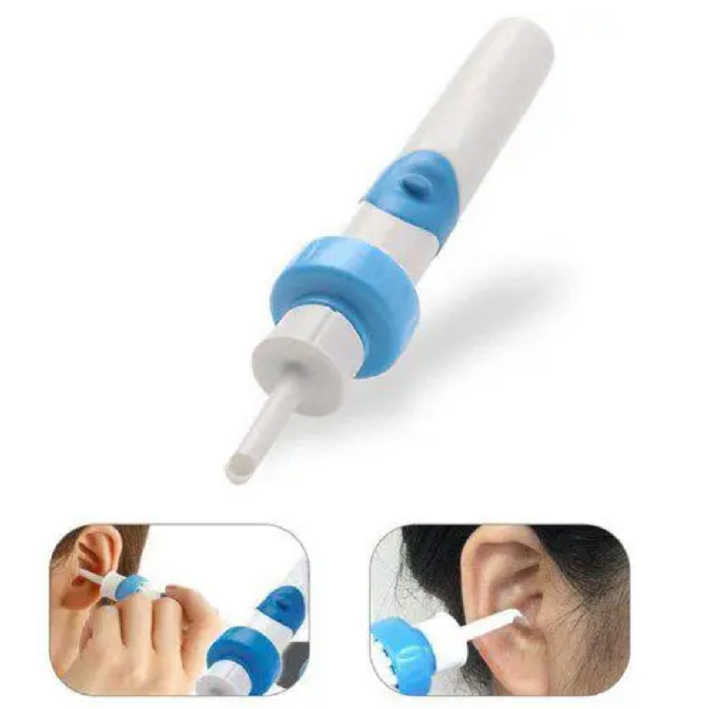 Electric Automatic Vacuum Ear Cleaner Wax Safe Remover Vibration Tool Blue