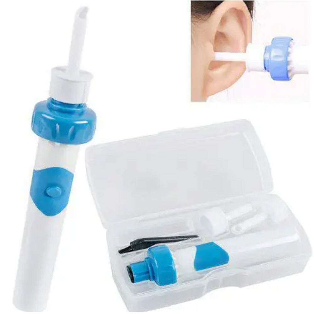 Electric Automatic Vacuum Ear Cleaner Wax Safe Remover Vibration Tool Blue