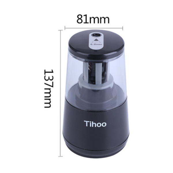 Electric Pencil Sharpener Sketch Writing Painting Black