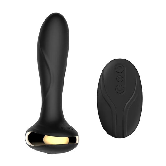 Electric Anal Plug Wireless Remote Control Buttplug Vibrating Dildo