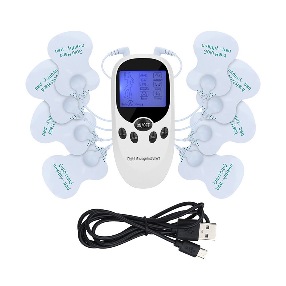Electrical Massager Tens Machine Unit For Back Pain Therapy Muscle Stimulation