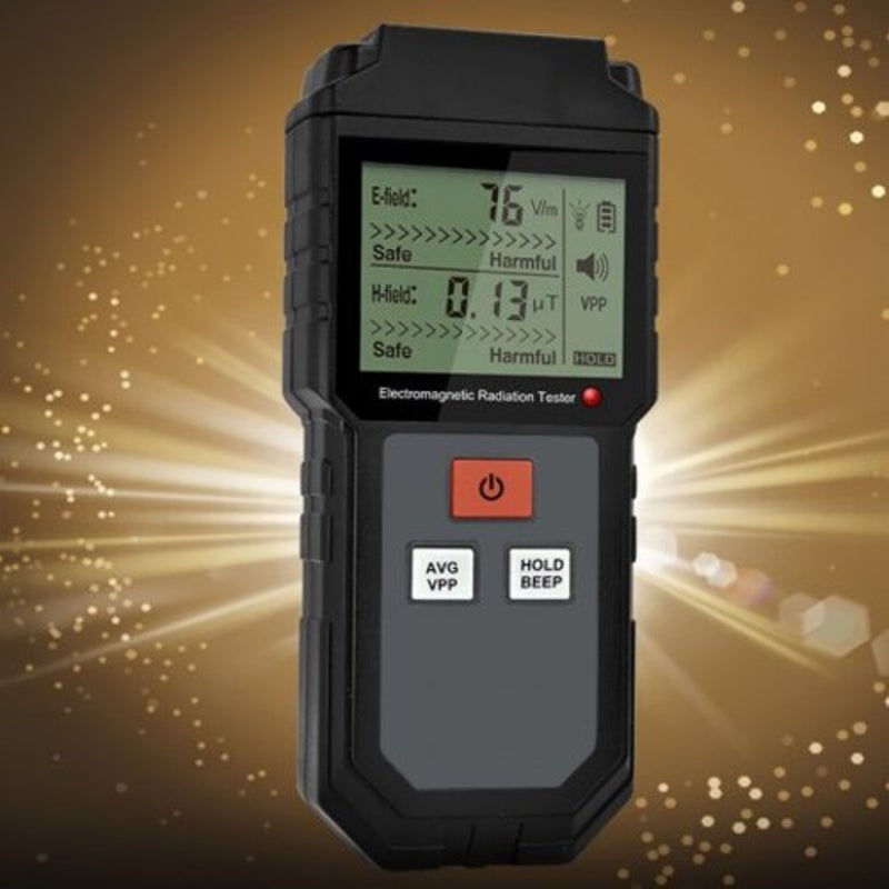 Electromagnetic Field Radiation Tester Black