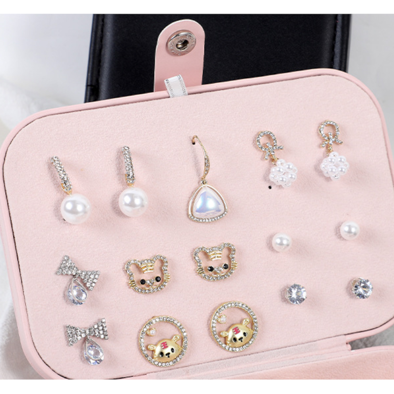 Veile Studios Elegant Double Section Jewellery Box Storage