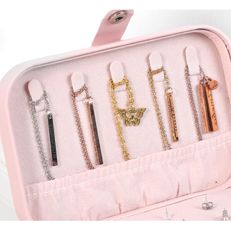 Veile Studios Elegant Double Section Jewellery Box Storage