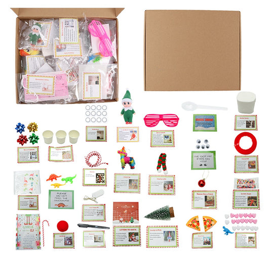 Elf Pinata Kit 24 Days Christmas Countdown Calendars Xmas Blind Box Advent