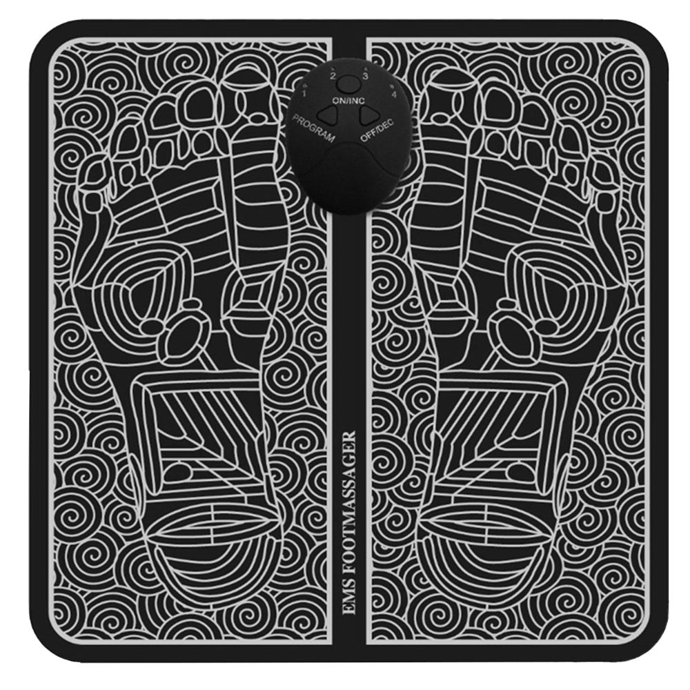 Ems Electric Stimulator Massage Foot Massager Mat Pad Leg Shaping Relax Muscle