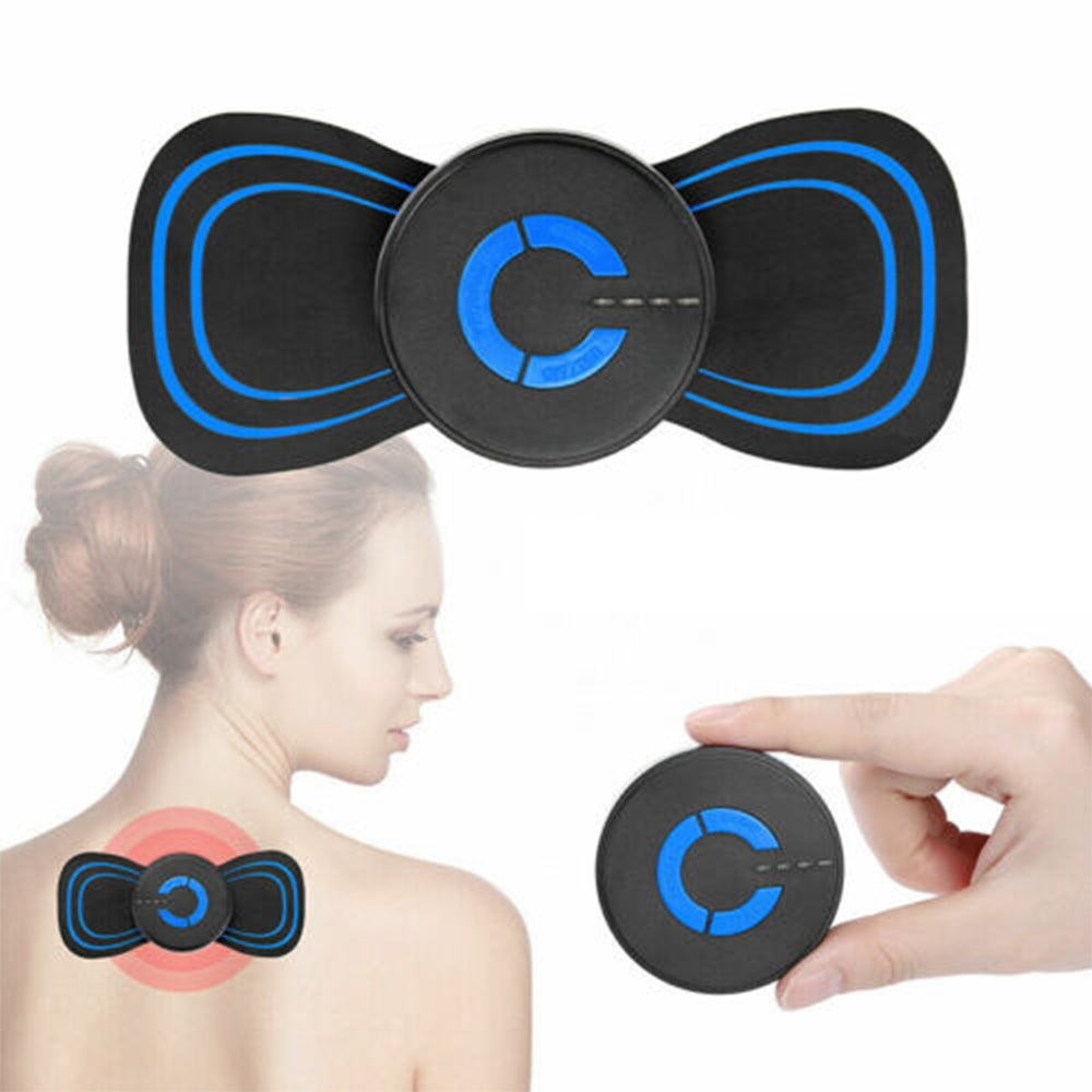 Ems Massage Patches Relief Pain Portable Electric Neck Back Massager For Home