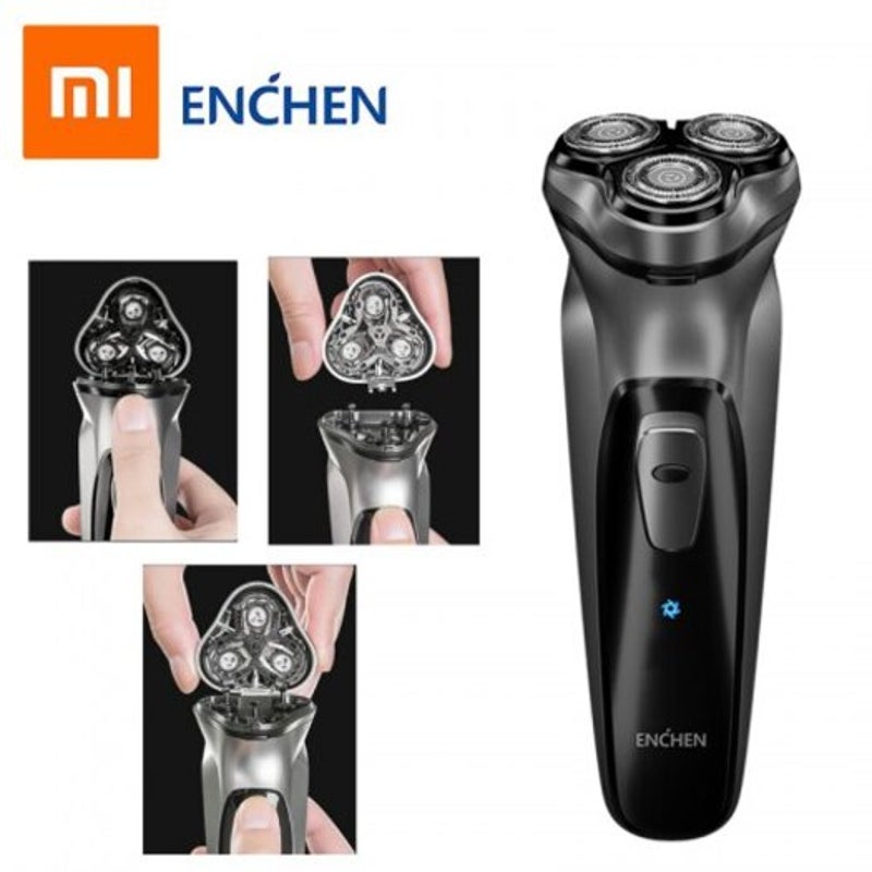 Xiaomi Enchen Black Stone 3D Electric Shaver Rechargeable For Men Gift From Youpin