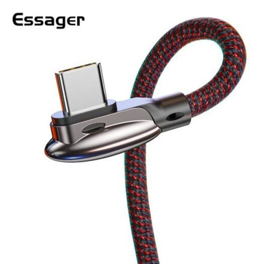 1.8M 3A Usb C Cable Fast Charging Type Cord For Xiaomi Note 10 9T Samsung S10 Huawei Red 0.3M0.98Ft
