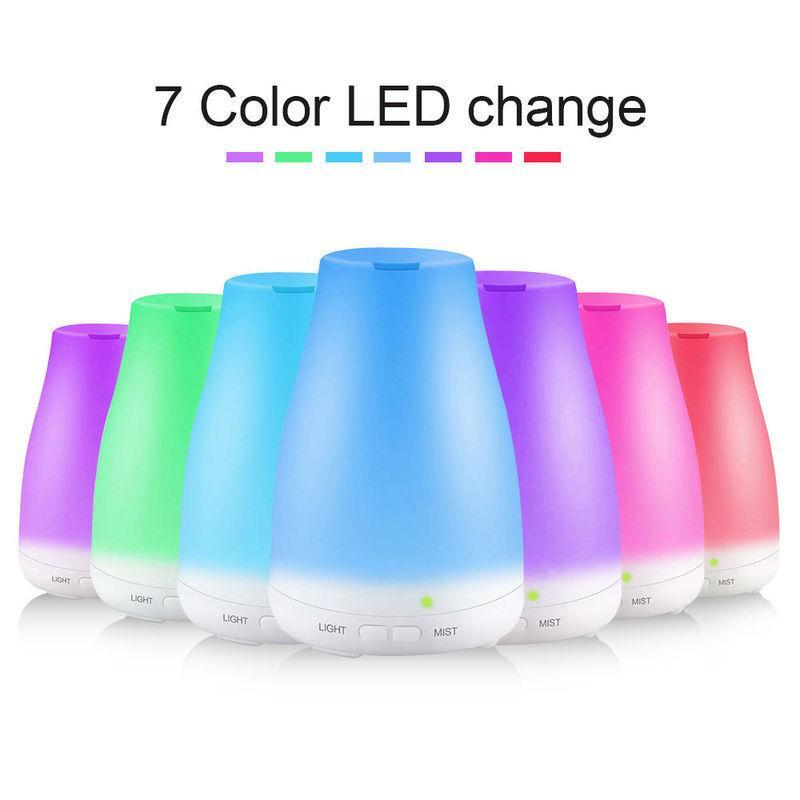 Colour Changing Essential Oil Diffuser Ultrasonic Humidifier Aromatherapy Led Light