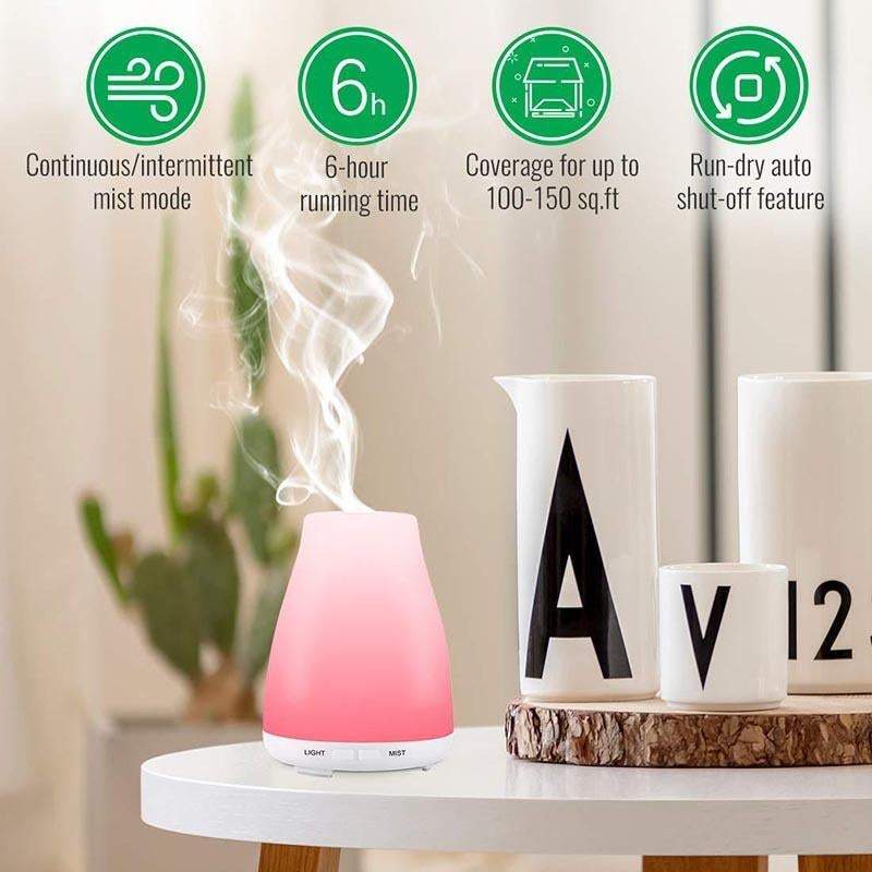 Colour Changing Essential Oil Diffuser Ultrasonic Humidifier Aromatherapy Led Light