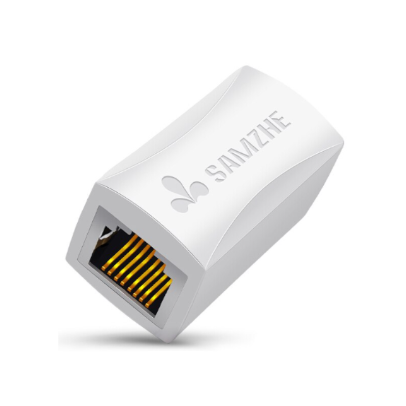Ethernet Adapter 8P8c Rj45 Lan Cable Extension Connector For Internet Connection Female To