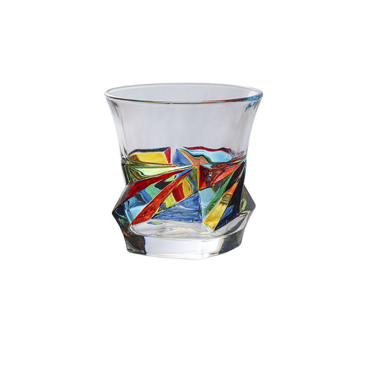 Enamel Colourful Whisky Glass Drinking Tumbler