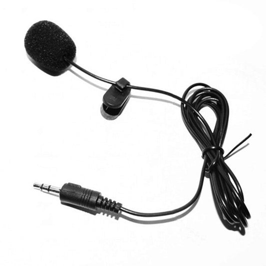 External Clip On Lapel Lavalier Microphone 3.5Mm Jack Handsfree Wired Condenser
