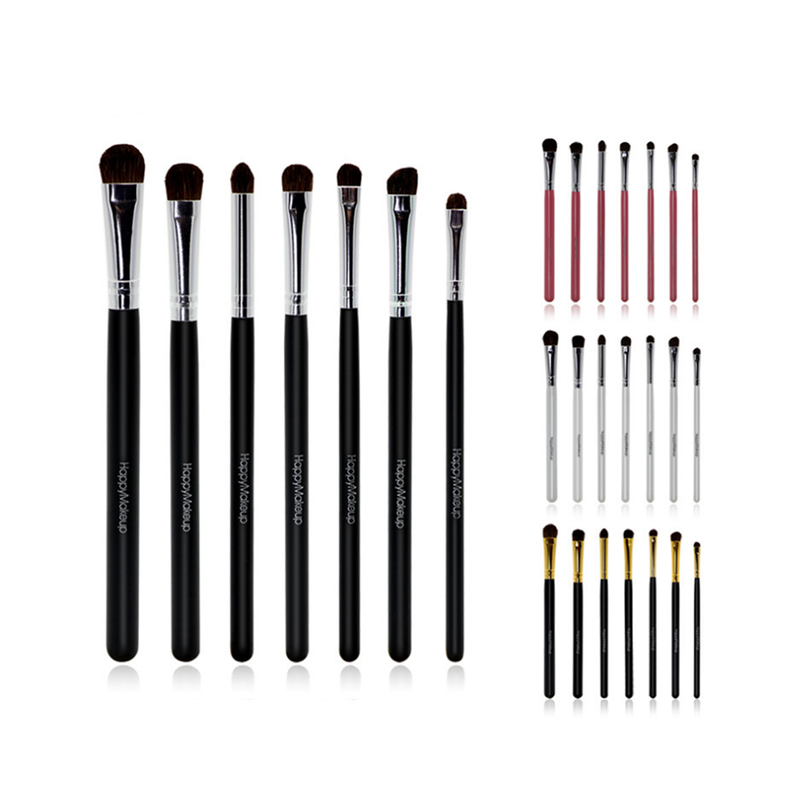 7Pcs Set Happy Makeup Pure Eye Shadow Brush