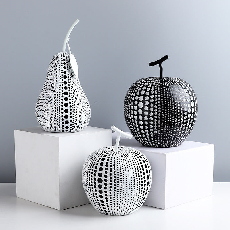 Wave Dot Art Apple Ornaments Nordic Decor