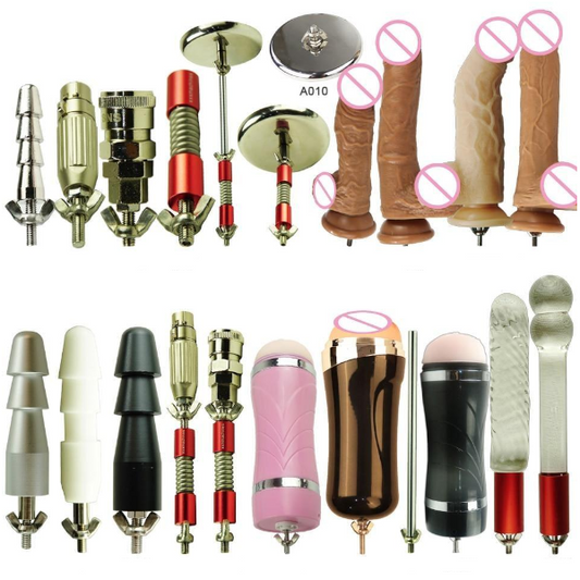 24 Types Noiseless Premium F11 Attachment Screw Dildo Suction Cup Sex Machine For Women
