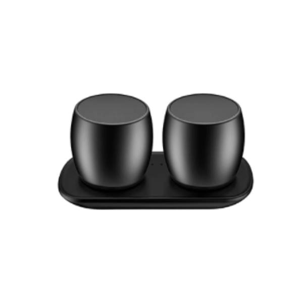F1 Aluminium Alloy Stereo Wireless Bluetooth Speaker With Charging Dock Support Hands Free