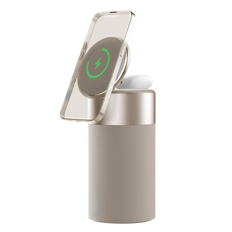 3 In 1 Multi Function Wireless Charger Bluetooth Touch Lamp For Home Office