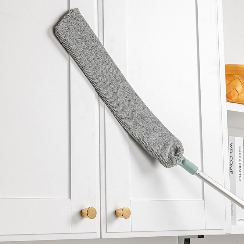 Bedside Dust Brush Long Handle Mop Sweep Magic Microfibre Duster