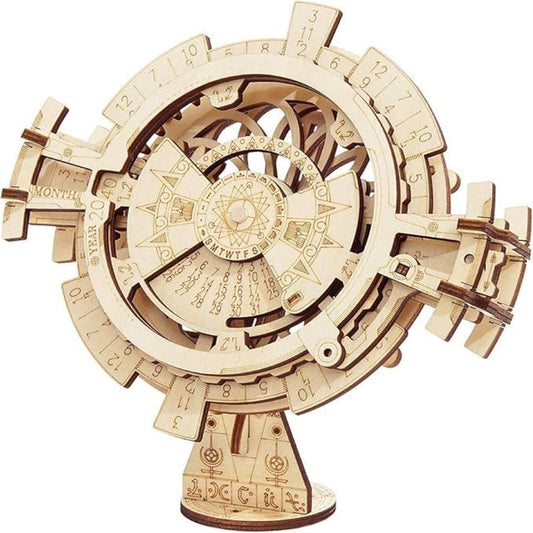 3D Puzzles Perpetual Calendar Wooden Model Kits Brain Teasers Sets Lk201