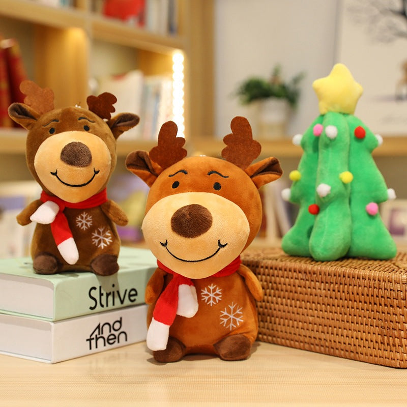 Santa Doll Plush Toy Elk Christmas Tree Gift Decoration Ornaments Festive