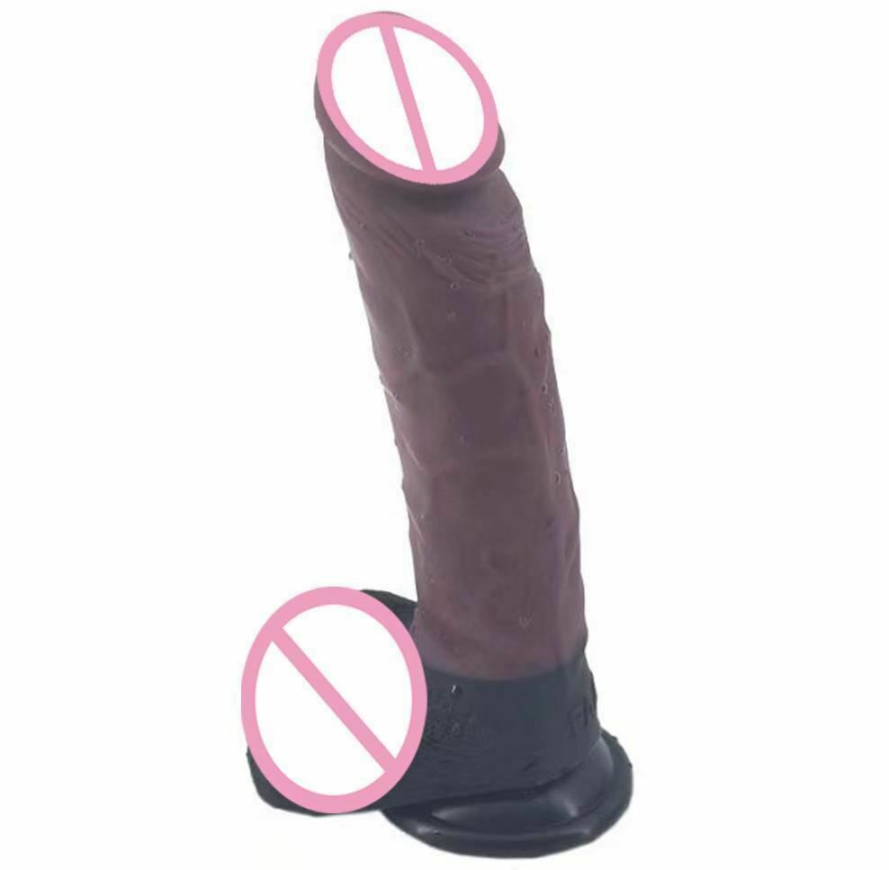 23Cm Silicone Realistic Dildo Butt Plug Anal Pink