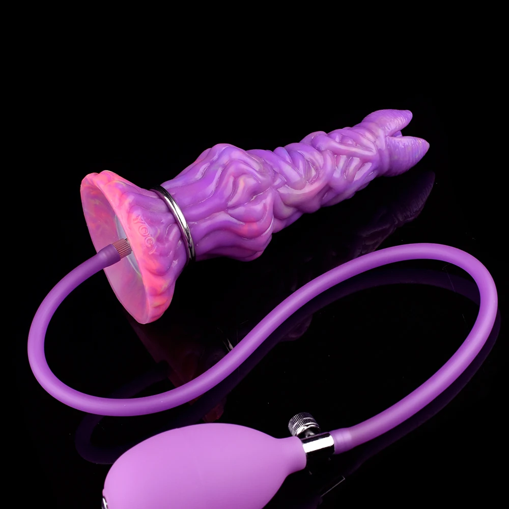 Fantasy Pneumatic Luminous Ovipositor Anal Sex Toys Lay Eggs Dildos Butt Plug