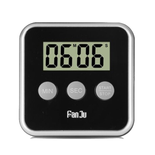 Fj231 Digital Kitchen Timer With Big Display Loud Alarm Foldable Stand Countdown
