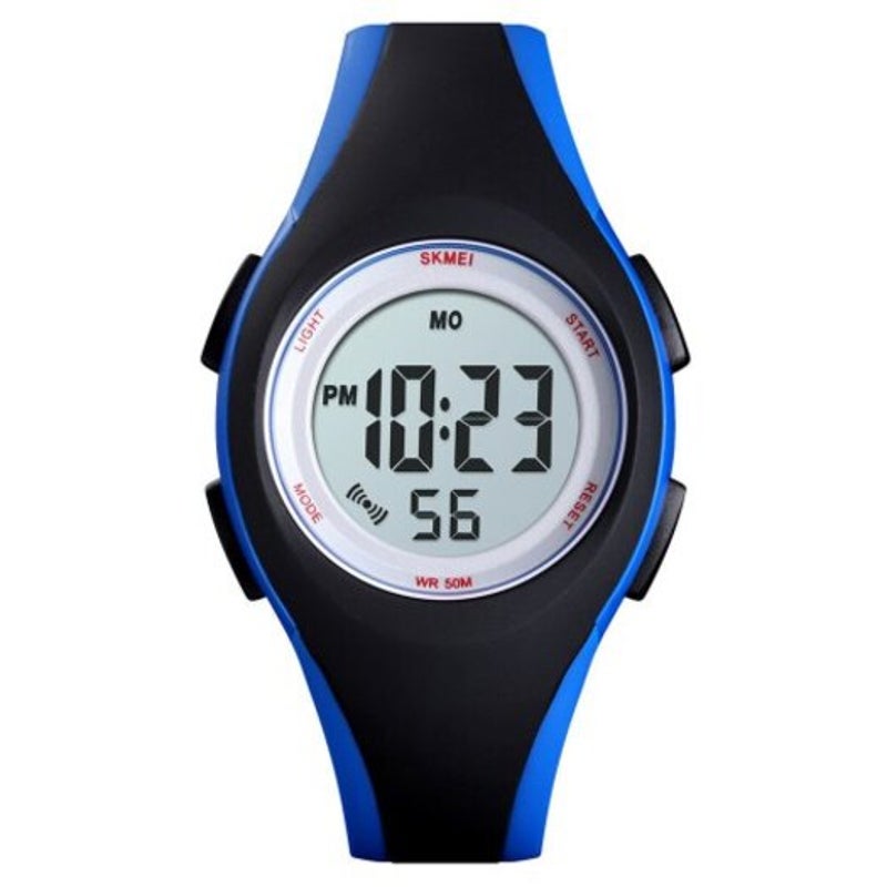 Veile Studios Fashion Children Clock Kids Watch Pu Sport Digital Color Multi A