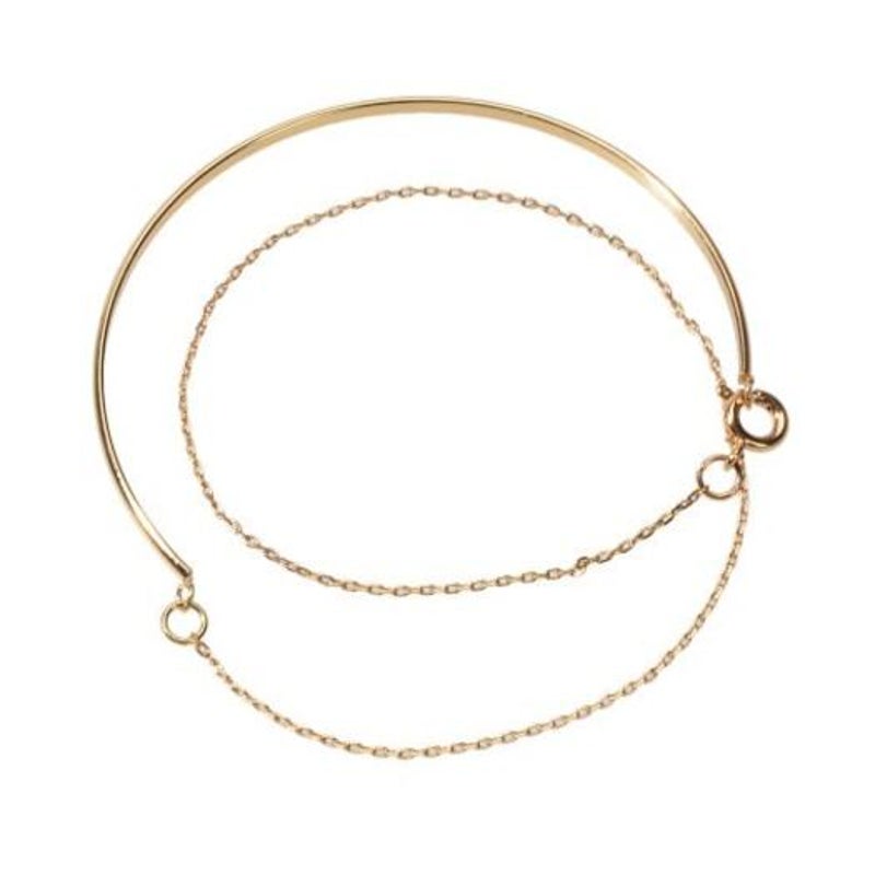 Veile Studios Fashion Golden Double Layer Fine Chain Bracelet