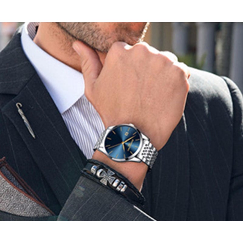 Veile Studios Fashion Waterproof Watch Ultra Thin Steel With Quartz Calendar Suitable For Men 2