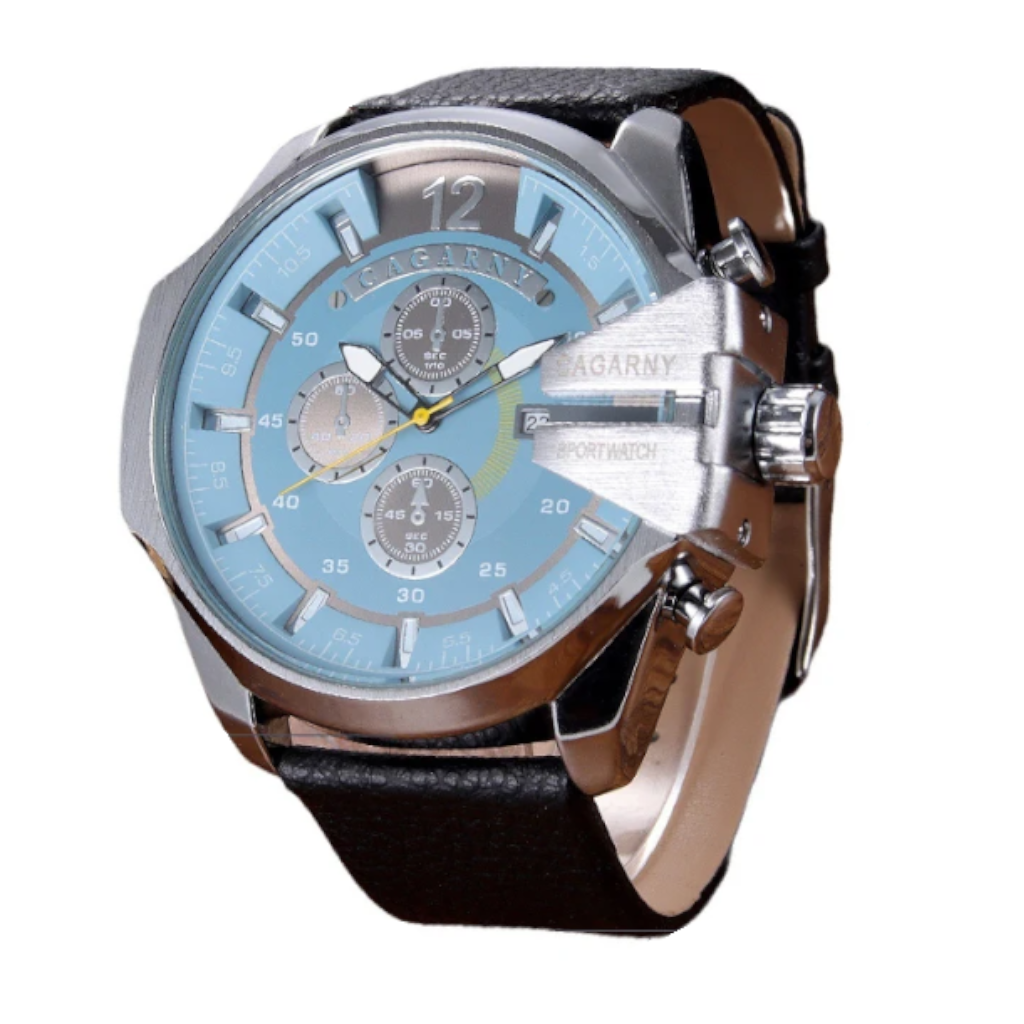 Veile Studios Fashion Casual Watches For Men Waterproof Classic Leather Man's Quartz