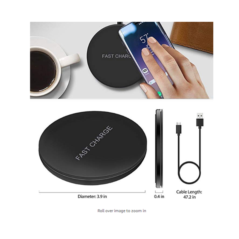 15W Induction Wireless Charging Fast Pad Usb Qi Charge
