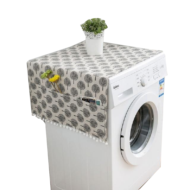 Washing Machine Cover With Pocket Multifunction Refrigerator Dust