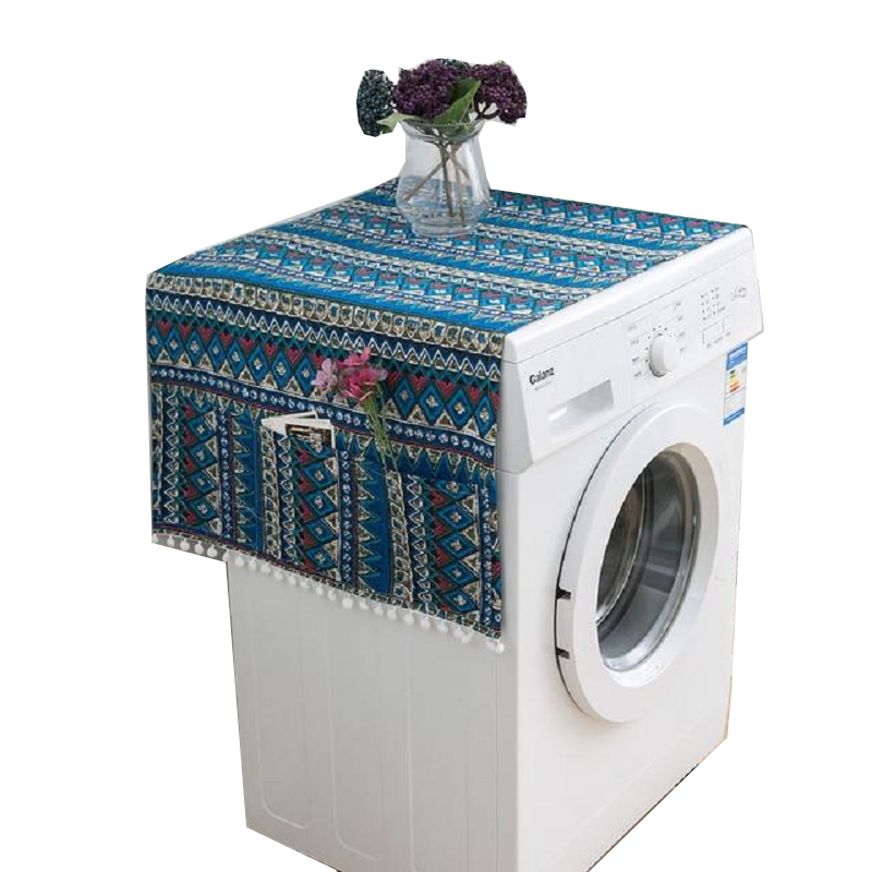 Washing Machine Cover With Pocket Multifunction Refrigerator Dust