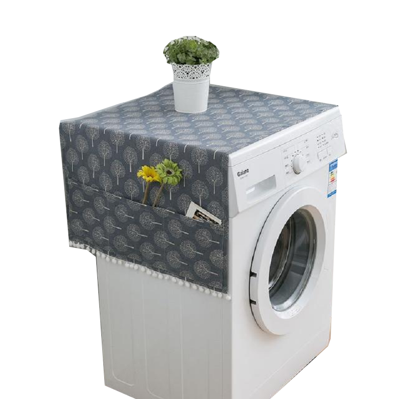 Washing Machine Cover With Pocket Multifunction Refrigerator Dust